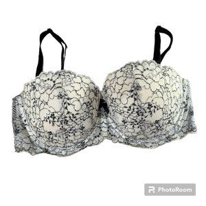 Victoria's Secret Dream Angels Strapless Padded Underwire Lace Bra Size 36D